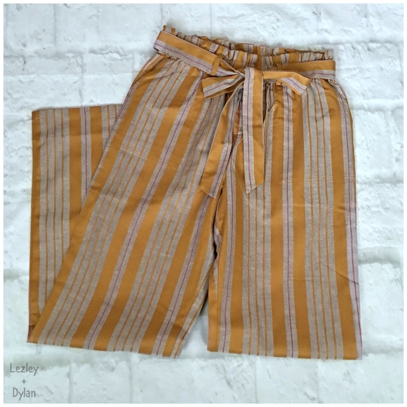 LAST ONE❗CURRENT AIR Anthro Linen Blend Palazzo - Picture 2 of 7